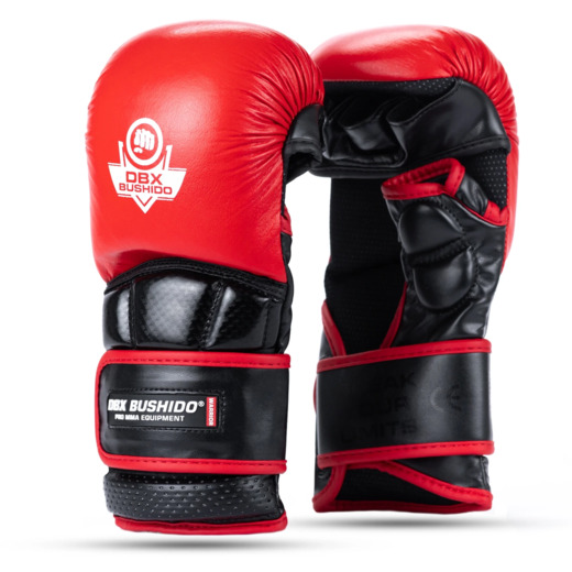 Rękawice Bushido MMA PREMIUM - "Warrior R" - czerwony 