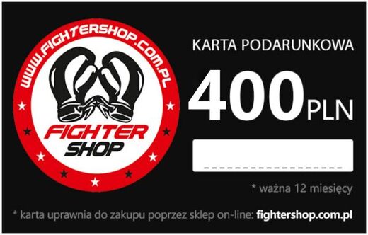 Karta Podarunkowa Fighershop 400 PLN