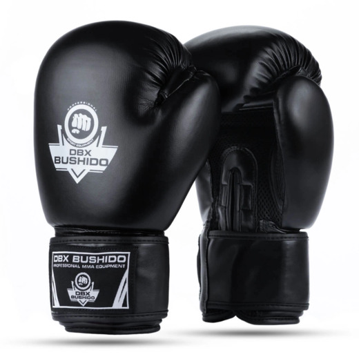 Bushido ARB-BLACK boxing gloves