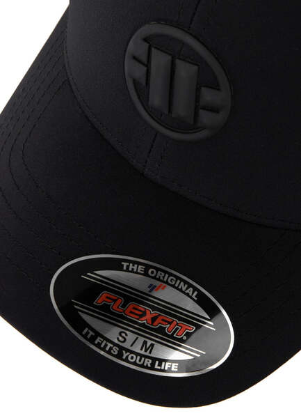 Czapka z daszkiem PIT BULL Full Cap Tech Logo - czarna