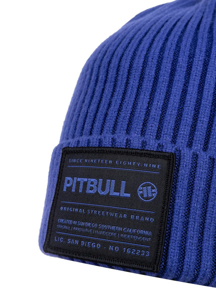 PIT BULL &quot;DOCK&quot; winter hat - blue