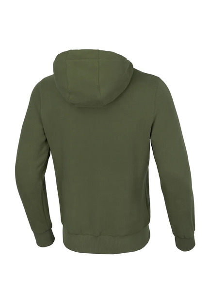 PIT BULL Small Logo Men&#39;s Hoodie - Olive