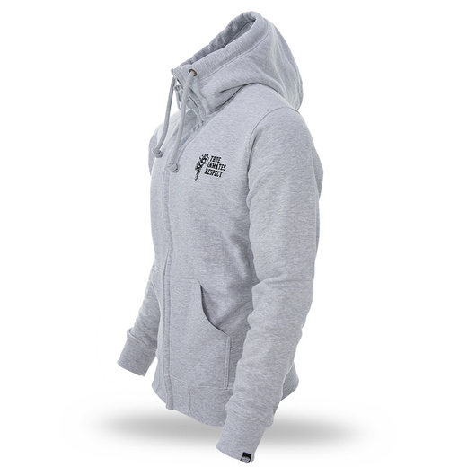 Dobermans Aggressive zip-up hoodie &quot;GANGLAND BZ254&quot; - gray