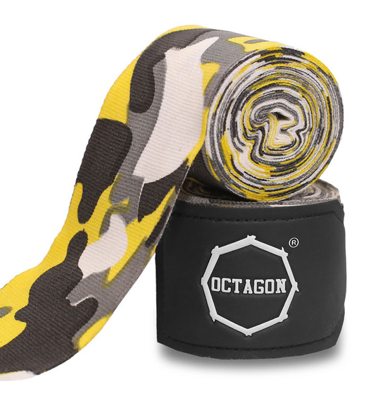 Octagon boxing bandages 3 m Fightgear Supreme Basic - yellow camo