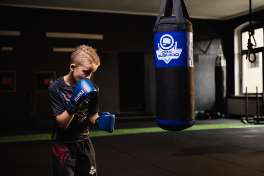 Children&#39;s boxing set DBX Kids Bushido 60 punching bag - red