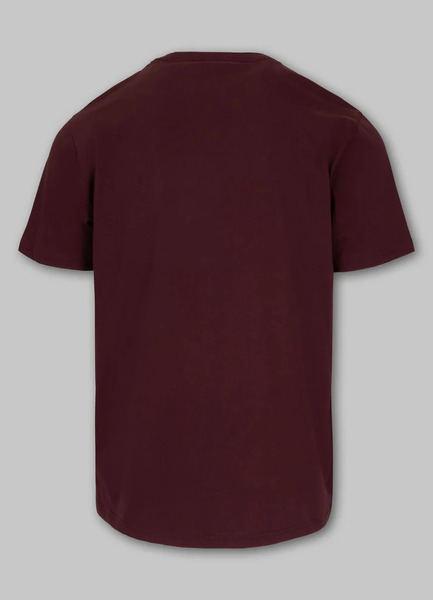 PIT BULL Small Logo 170 T-shirt - Burgundy