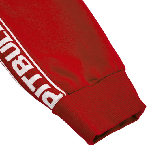 Spodnie dresowe PIT BULL French Terry "Small Logo"- czerwone