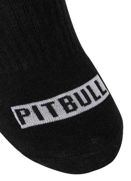 High Ankle Pitbull Thin 3-pack socks - black