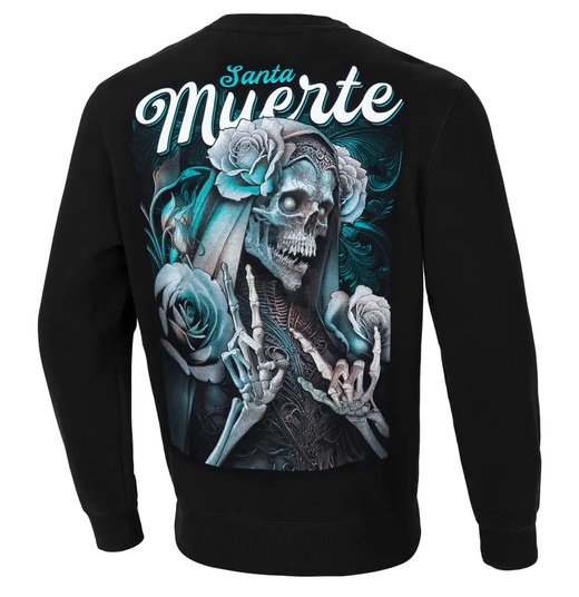 PIT BULL &quot;Santa Muerte&quot; Men&#39;s Sweatshirt - Black