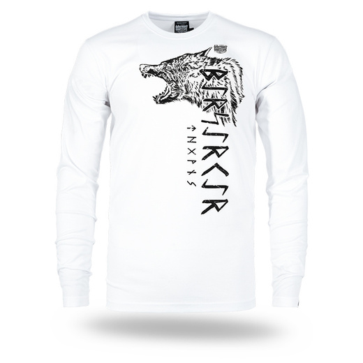 Koszulka Longsleeve Dobermans Aggressive "BERSERKER LS345" - biały