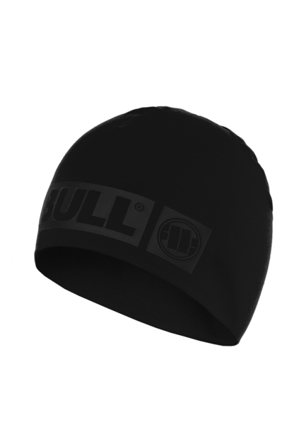 Cotton winter hat PIT BULL &quot;Hilltop &#39;22&quot; - black