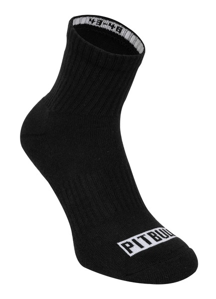 High Ankle Pitbull Thick 3-pack socks - black