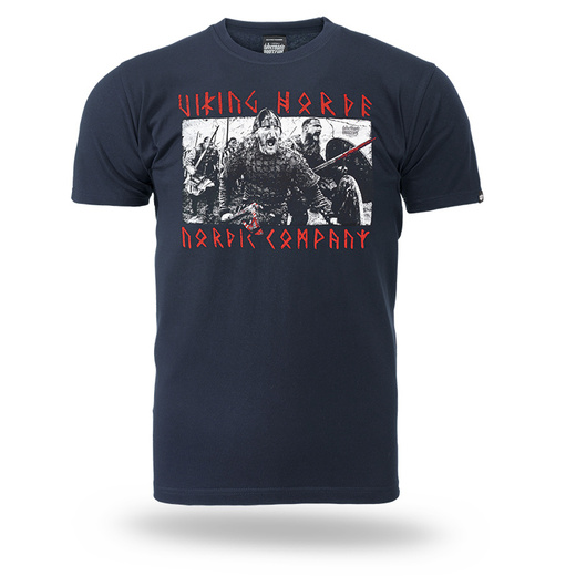 T-shirt Dobermans Aggressive &quot;Horde Of Vikings&quot; TS343&quot; - Navy Blue