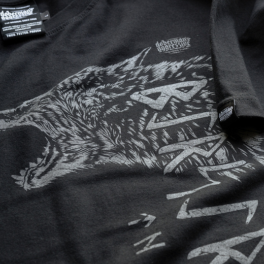 Dobermans Aggressive Longsleeve T-shirt &quot;BERSERKER LS345&quot; - black