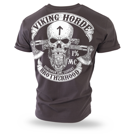 Dobermans Aggressive T-shirt &quot;Viking Horde TS212&quot; - brown