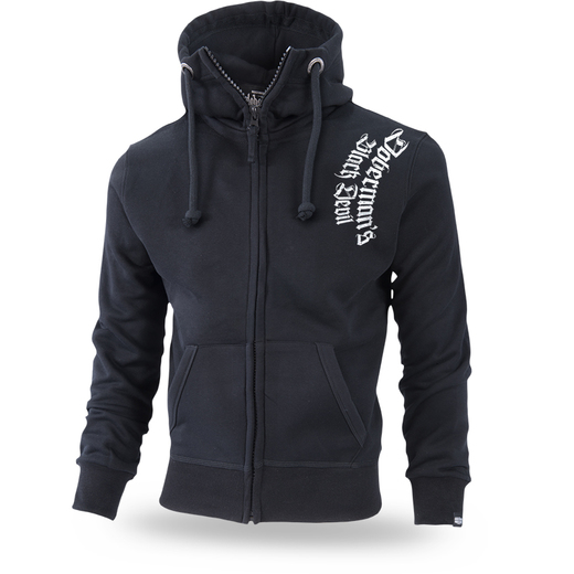 Dobermans Aggressive Zip Hoodie &quot;Black Devil BZ198&quot; - black