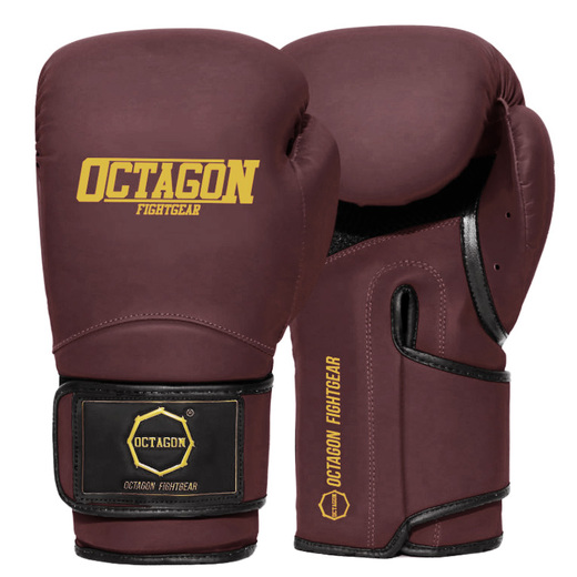 Octagon &quot;MATT&quot; Boxing Gloves - Brown