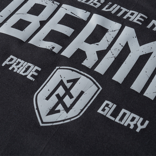 Dobermans Aggressive Polo T-shirt &quot;PRIDE GLORY TSP285&quot; - black