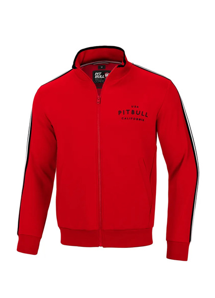 PIT BULL Oldschool Nelson Men&#39;s Zip-Up Sweatshirt - Red