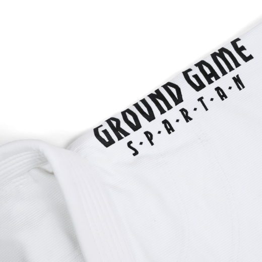 Kimono dla dzieci BJJ Ground Game GI "SPARTAN" - biały