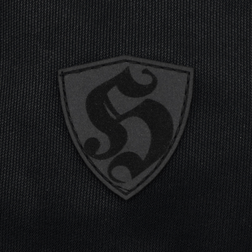 Pretorian &quot;Shield&quot; Zip-Up Sweatshirt - Black