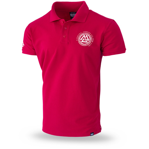 Polo T-shirt Dobermans Aggressive &quot;ULFHEDINN TSP227&quot; - red