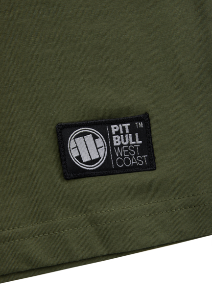 T-shirt PIT BULL &quot;Small Logo &#39;21&quot; - olive