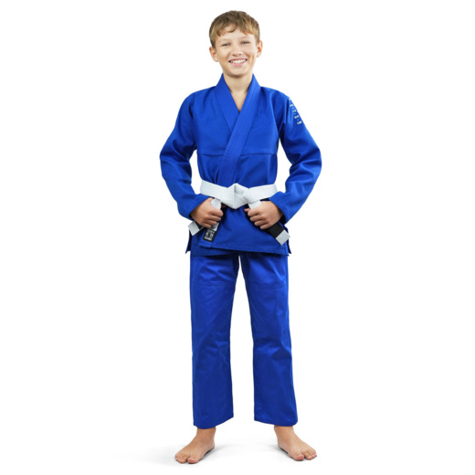 Kimono dla dzieci BJJ Ground Game GI "SPARTAN" - niebieskie