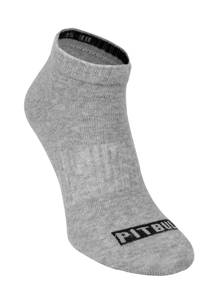 Pad Pitbull thin socks 3-pack - gray