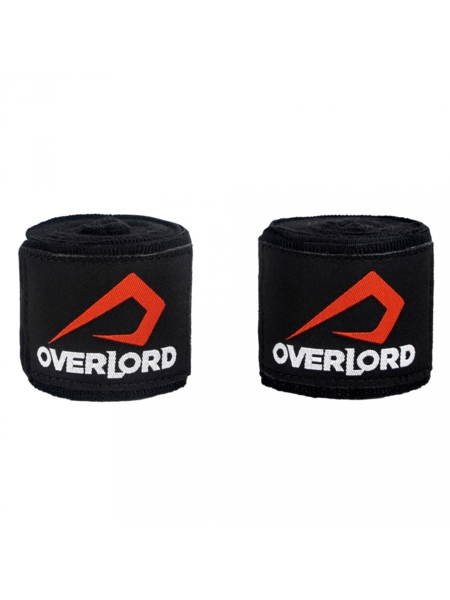 Boxing bandage wraps 3.5 m Overlord - black