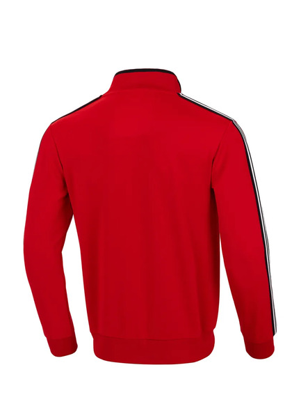 PIT BULL Oldschool Nelson Men&#39;s Zip-Up Sweatshirt - Red