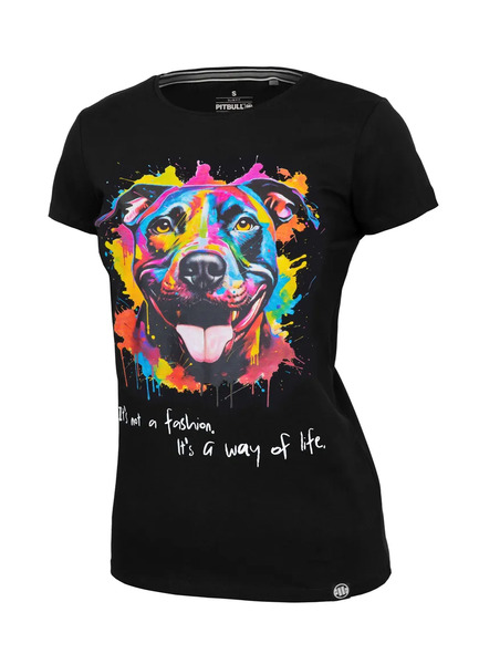 PIT BULL &quot;WATERCOLOR&quot; women&#39;s T-shirt - black