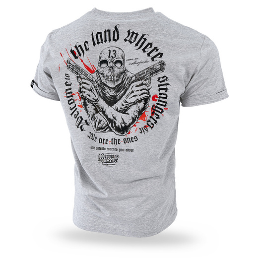 T-shirt Dobermans Aggressive BANG BANG TS330&quot; - Gray