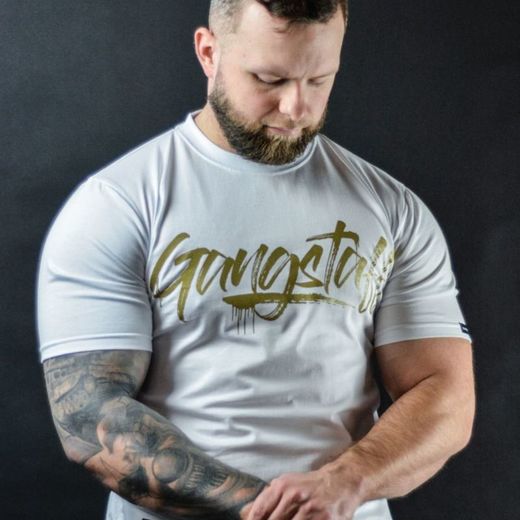 Gangstaff &quot;Gold&quot; T-shirt - white