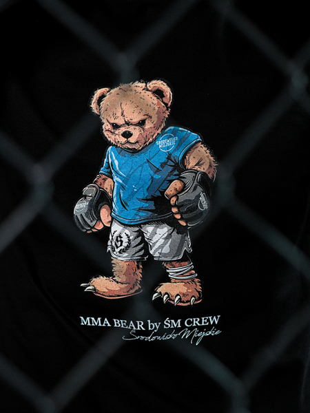 Koszulka Środowisko miejskie "MMA BEAR" - czarna