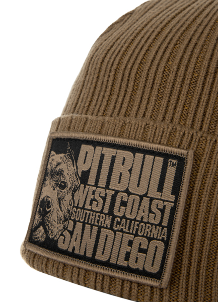 PIT BULL &quot;Silvas Blood Dog&quot; winter hat - brown