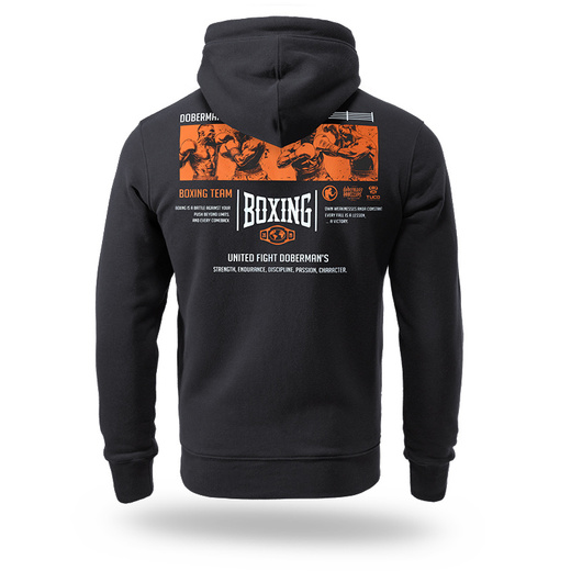 Dobermans Aggressive &quot;COMICS BOXING II BK360A&quot; Hoodie - Black