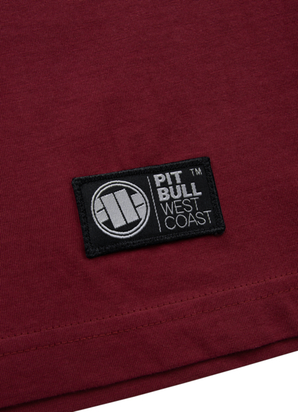 T-shirt PIT BULL &quot;Hilltop&quot; &#39;22 - burgundy