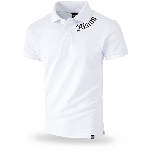 Polo Shirt Dobermans Aggressive &quot;VIKING TSP126&quot; - white