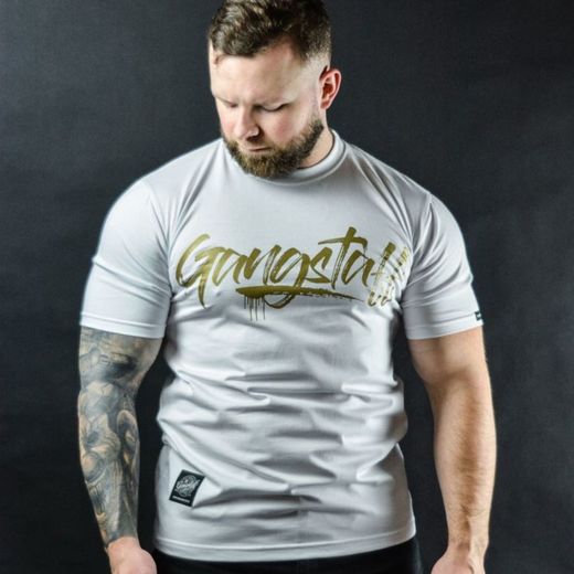 Gangstaff &quot;Gold&quot; T-shirt - white