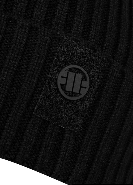 PIT BULL Winter Hat &quot;Velcro Logo&quot; - Black