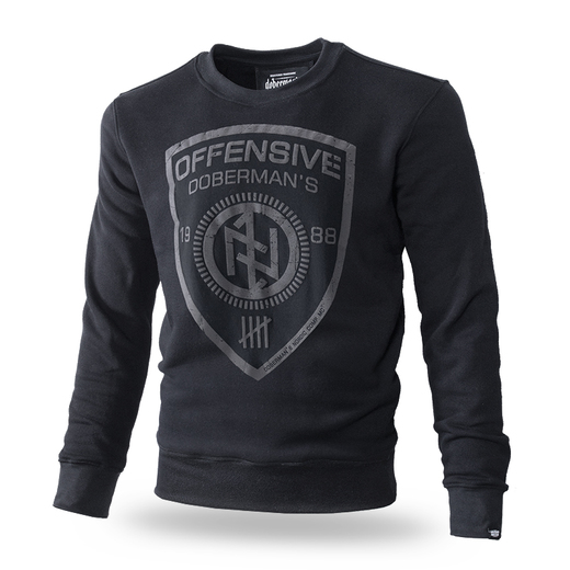 Dobermans Aggressive &quot;Shield BC237&quot; sweatshirt - black