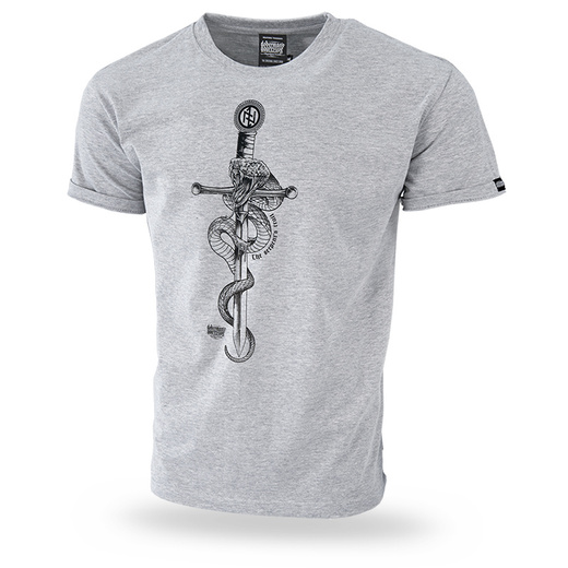 T-shirt Dobermans Aggressive &quot;SERPENT&quot; TS327E - gray