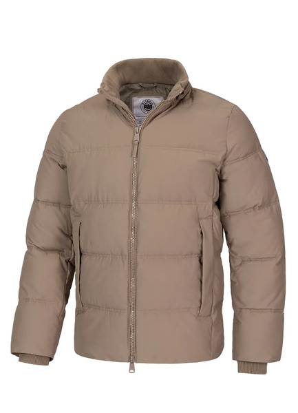 Men&#39;s winter jacket with hood PIT BULL &quot;DUNCAN&quot; - sand