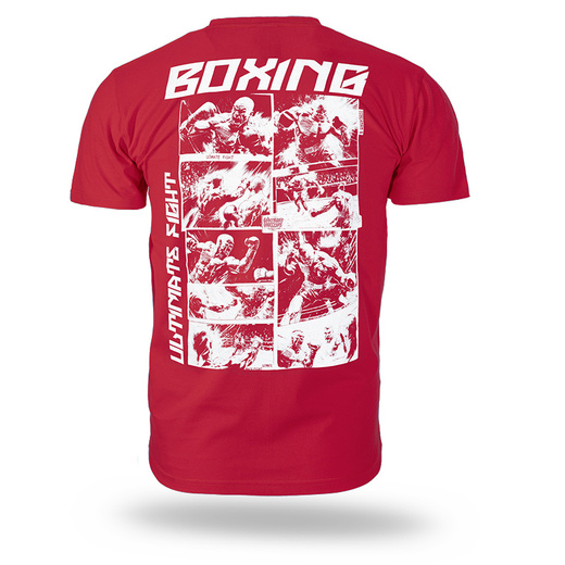 T-shirt Dobermans Aggressive &quot;COMICS BOXING&quot; TS359C - red