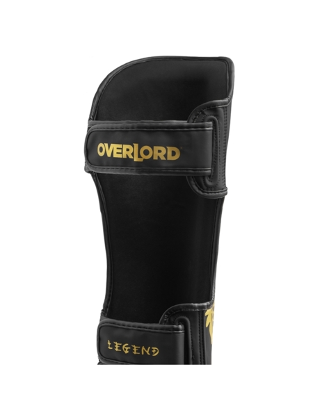 &quot;Legend&quot; Overlord shin and foot protectors - black/gold