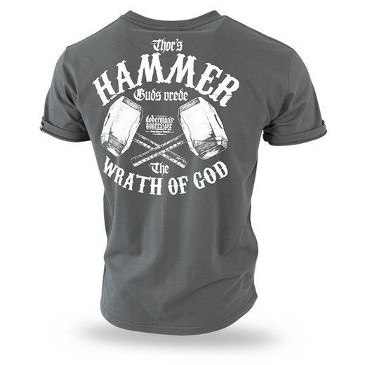 Dobermans Aggressive T-shirt &quot;THOR HAMMER&quot; TS298K - khaki