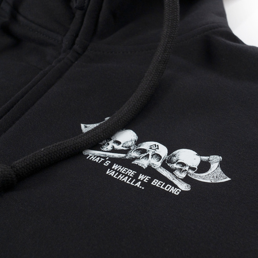 Dobermans Aggressive hoodie &quot;MY VALHALLA BK272&quot; - black