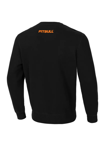 Men&#39;s sweatshirt PIT BULL &quot;ORANGE DOG&quot; - black