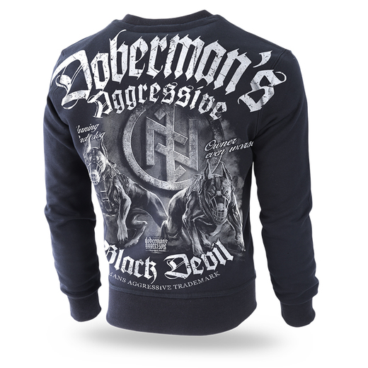 Dobermans Aggressive &quot;Black Devil II BC198&quot; sweatshirt - black